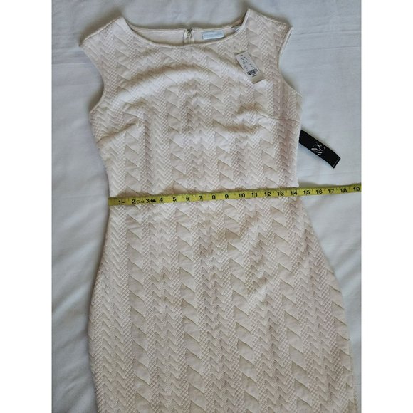 New York & Company Women's Stretch White Bodycon Sleeveless Dress Small/8 NWT - Picture 9 of 11